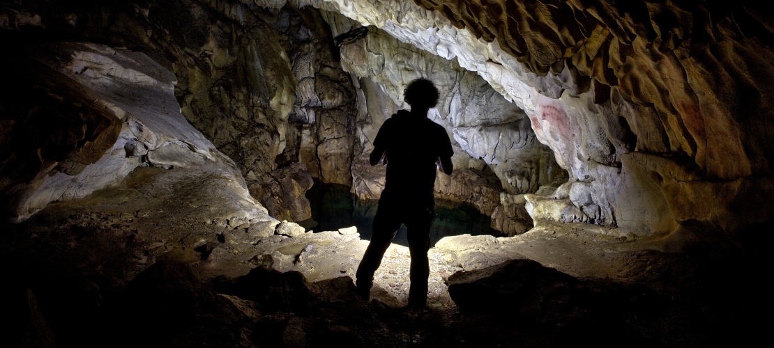 Höhle El Chufín in Riclones, Kantabrien