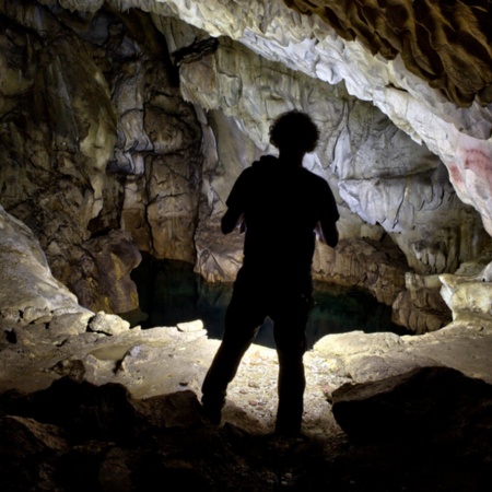 Höhle El Chufín in Riclones, Kantabrien