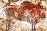 Detail of the Altamira caves in Santillana del Mar, (Cantabria)