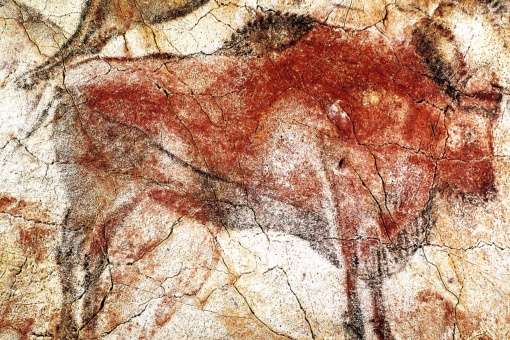 Detail of the Altamira caves in Santillana del Mar, (Cantabria)