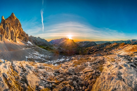 Vista panorâmica dos Picos de Europa