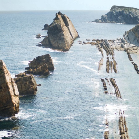 Praia La Arnia na Cantábria