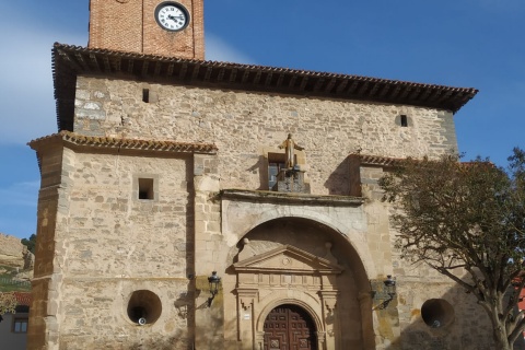 Extérieur de l'église San Pedro à Belorado