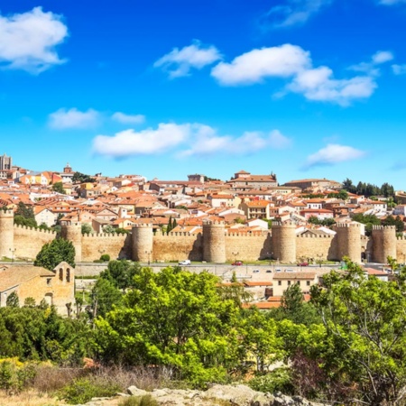 Vista general de Ávila