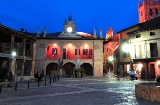 Plaza Mayor w Ayllón (Segowia, Kastylia-León)