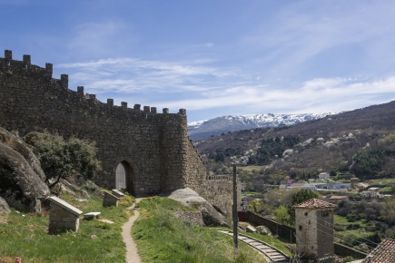 Vue panoramique de Béjar (province de Salamanque, Castille-León).