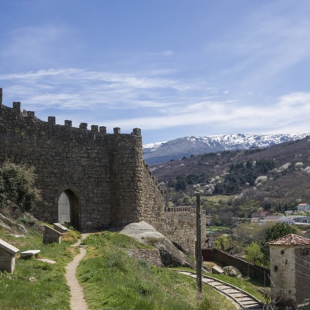 Panoramablick auf Béjar (Salamanca, Kastilien-León)