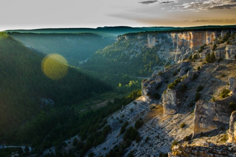 Paesaggio del Cañón del río Lobos (Soria, Castiglia e León)