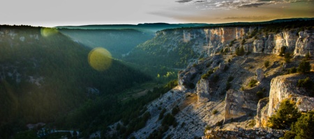 Landscape of the Cañón del Río Lobos (Soria, Castile and Leon)