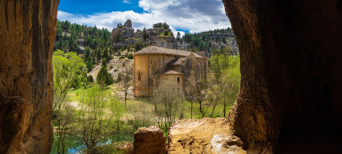 Canyon des Flusses Lobos in Soria, Kastilien und León