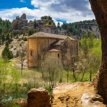 Canyon do rio Lobos, em Soria, Castilla y León