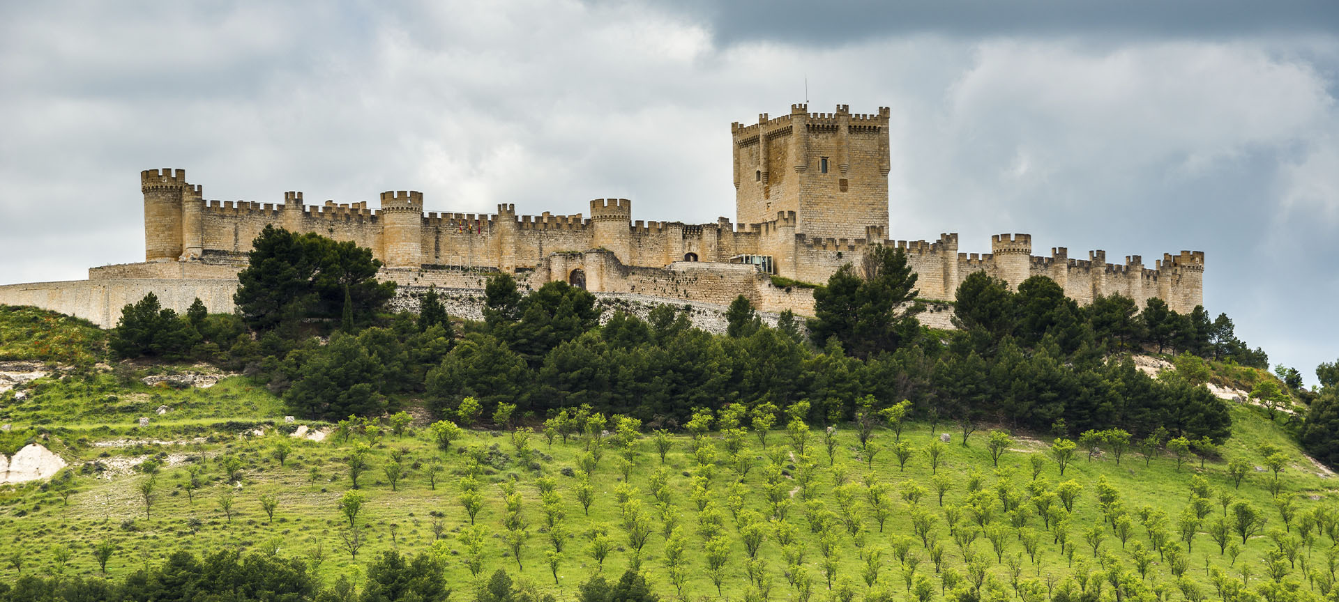 Zamek w Peñafiel. Valladolid Zamek w Peñafiel. Valladolid