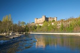 Vista del Castillo de Valdecorneja en El Barco de Ávila