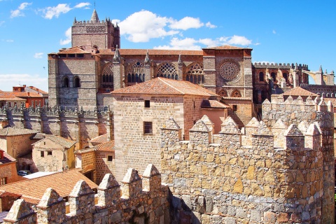 Catedral de Avila, vista desde la muralla.