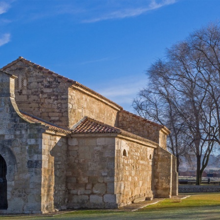 Church of San Juan Bautista in Baños de Cerrato. Palencia