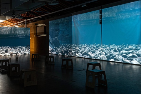Interior do Museu da Água, Palência