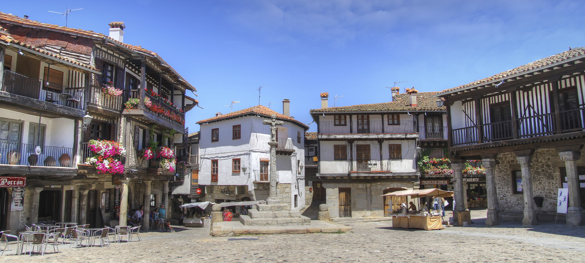 Plaza Mayor square in La Alberca (Salamanca, Castilla y León)