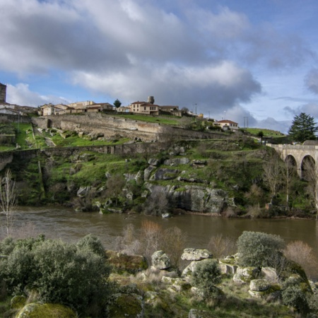 Vista panorâmica de Ledesma (Salamanca, Castilla y León)