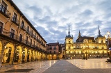 Plaza Mayor square in León (Castilla y León)