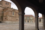 San Nicolás Square and Church in Madrigal de las Altas Torres (Ávila, Castilla y León)