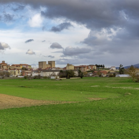 Panorâmica de Medina de Pomar, em Burgos (Castilla y León)