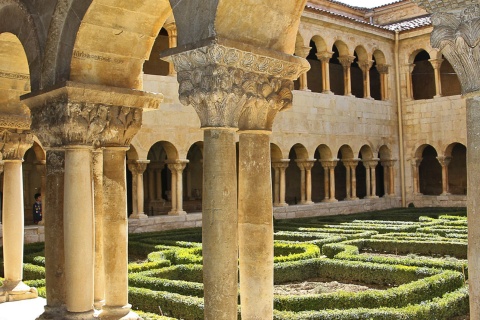 Interior of the Monastery of Santo Domingo de Silos in Burgos (Castilla y León)