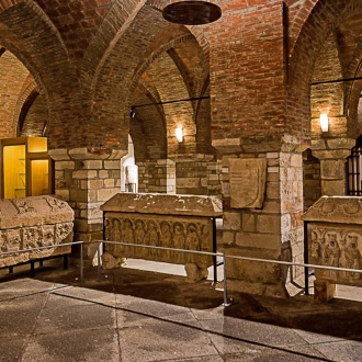 Музей путей в Асторге. Подземное помещение римского и средневекового периодов