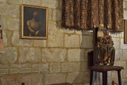 パレンシア司教座博物館。アレッホ・デ・バイーア作「聖アンナと聖母子」（1510年）