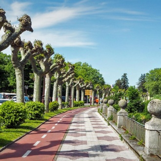 Paseo del Espolón a Burgos