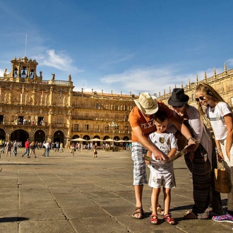 Plaza Mayor w Salamance