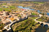 Vista aérea de Ledesma (Salamanca, Castilla y León)
