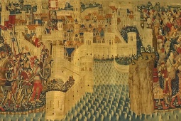 Arazzo «Asalto de Arcila». XV secolo. Tournai. Museo di Pastrana