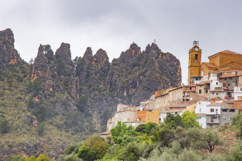 Veduta di Ayna (Albacete, Castiglia-La Mancia)