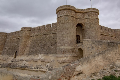 Burg von Chinchilla de Monte-Aragón (Albacete, Kastilien-La Mancha)