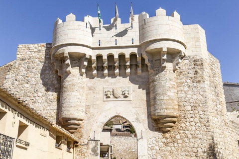 Puerta de Santa María in Hita (Guadalajara, Kastilien-La Mancha)