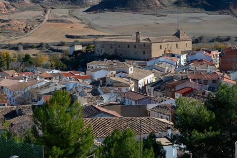 Vue de Huete, province de Cuenca