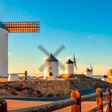 Windmühlen in Consuegra, Toledo