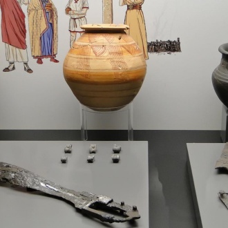 イベロ族の道具。シウダ・レアル博物館