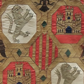 Museo de Tapices y Textiles de Toledo. Detalle de la casulla del arzobispo de Toledo
