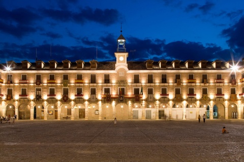 Plaza Mayor square in Ocaña in Toledo (Castilla-La Mancha)