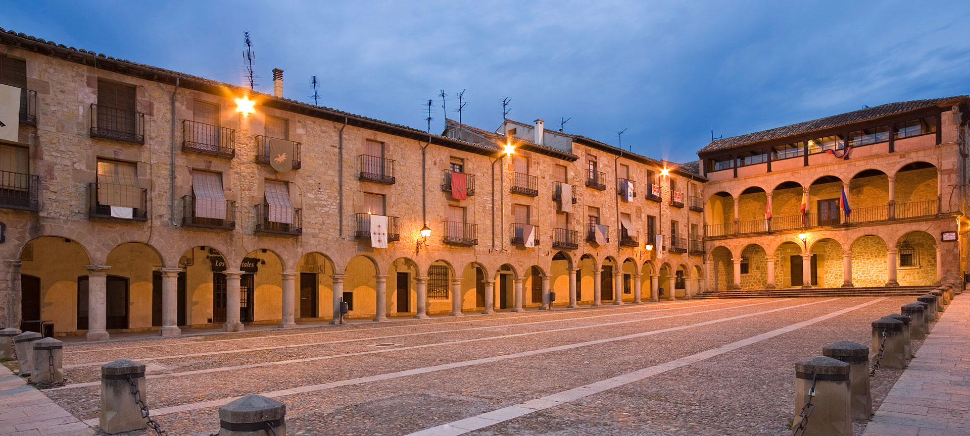 Plaza Mayor square in Sigüenza. Guadalajara