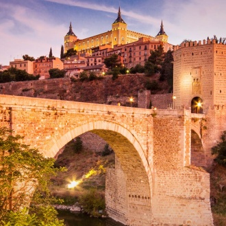 Alcántara-Brücke. Toledo