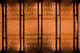 Plafond à caissons de la voûte de la synagogue du Tránsito à Tolède.