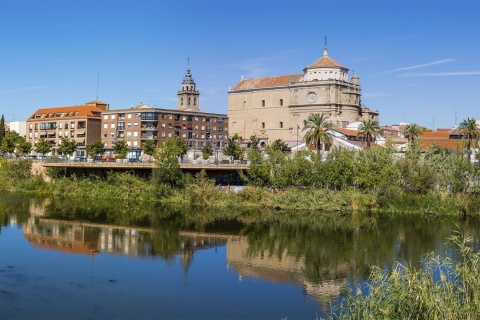 View of the river Tagus on its pass through Talavera de la Reina