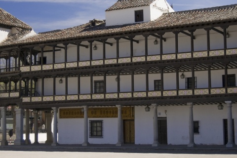 Plaza Mayor square in Tembleque (Toledo, Castilla-La Mancha)