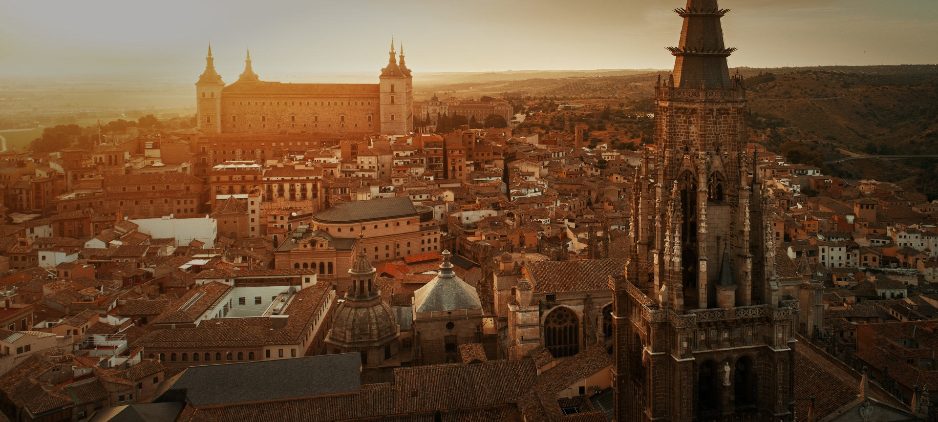 Veduta aerea di Toledo Veduta aerea di Toledo