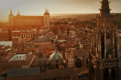 Aerial view of Toledo