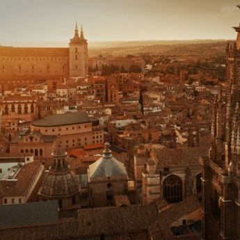 Aerial view of Toledo