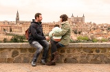 Family at the viewpoint of Toledo valley, Castile-La Mancha