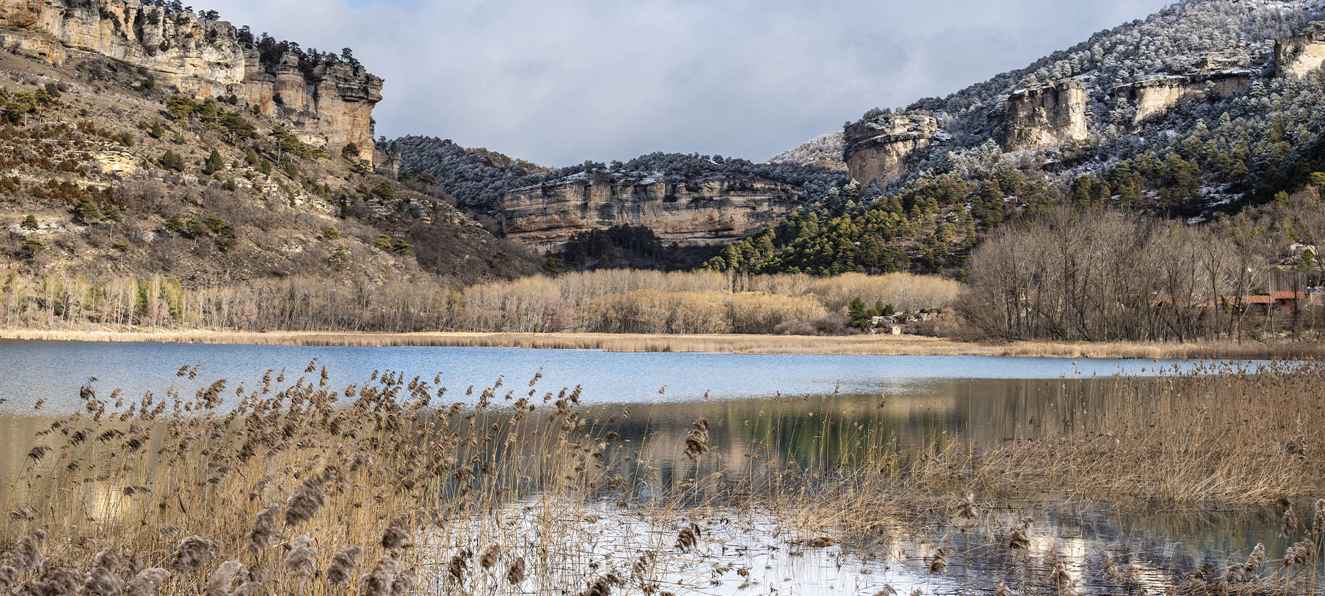 "View of Uña lake (Cuenca, Castilla-La Mancha) "